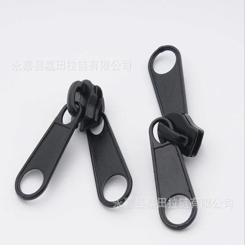 2 шт. No.5 No.5. 8 без блокировки бегунок на молнии двойной язычок черный толстый