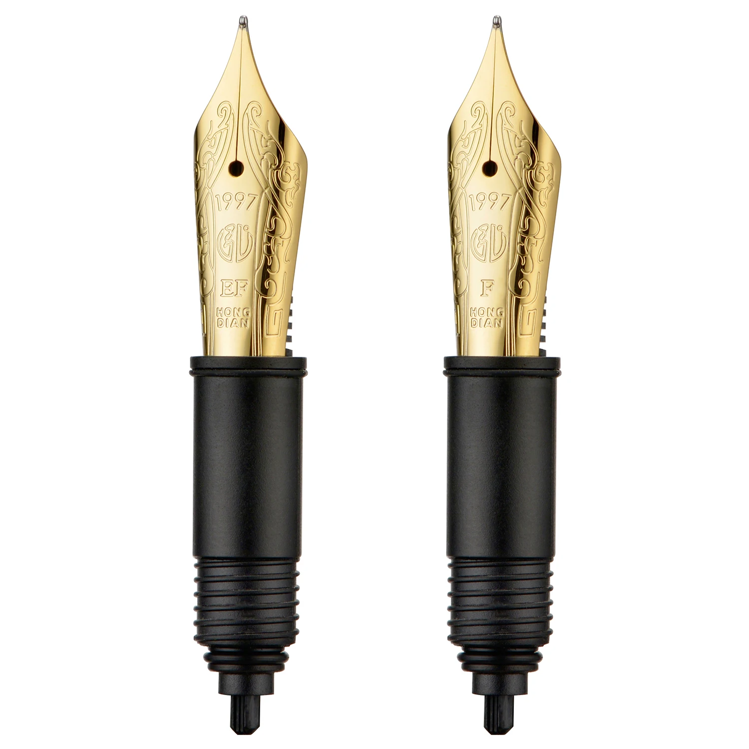 Перьевые наконечники Hongdian для ручек D5 Qin, D1, A6, N12 (2 шт., EF & F)