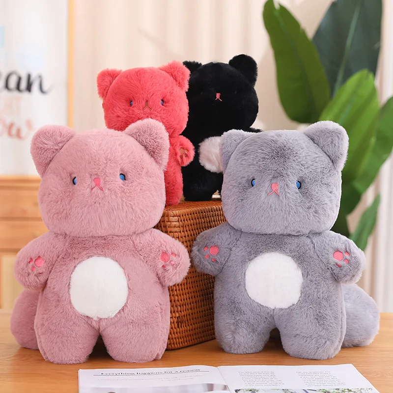 

25/35/45/55cm Cute Cat Plush Toy Kawaii Stuffed Animals Kitty Plushies Doll Cartoon Soft Kids Toys for Girls Boys Children Gifts