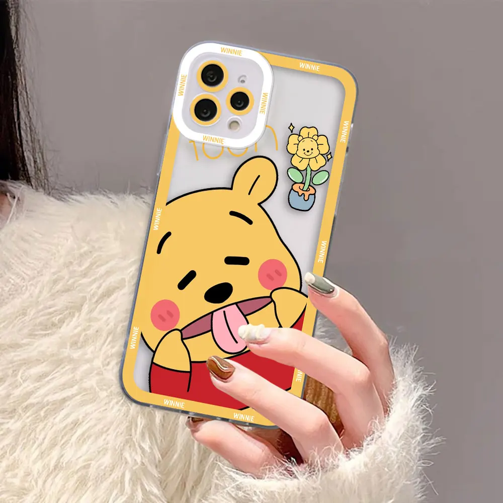 Чехол с рисунком Винни-Пуха для Infinix TECNO POVA 2 3 5 POP SMART 6 7 8 NOTE 10 11 12 G96 30 30I 40