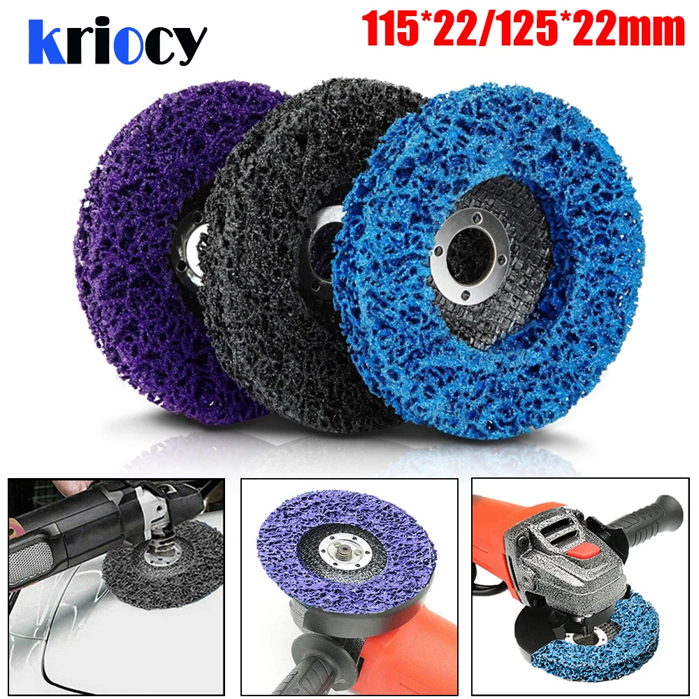 

100mm/115mm/125mm Poly Strip Disc Abrasive Wheel Paint Rust Remover Car Motorcycles Clean Grinding Wheels Durable Angle Grinder