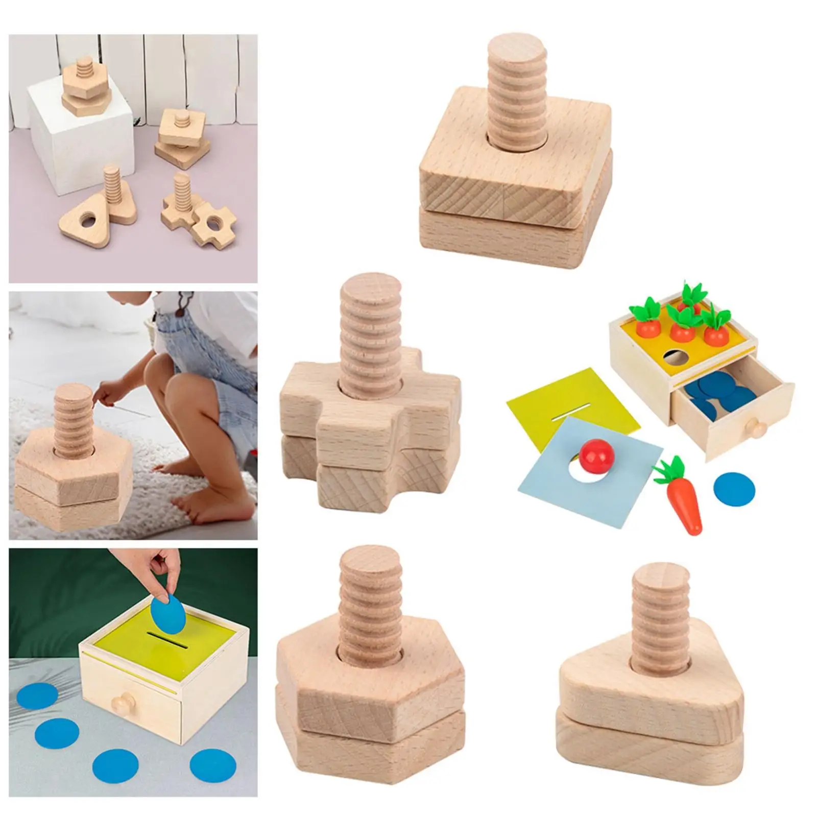 

Монтессори предметы постоянная коробка с лотком и воздушным шаром для ребенка 1 2 3 лет