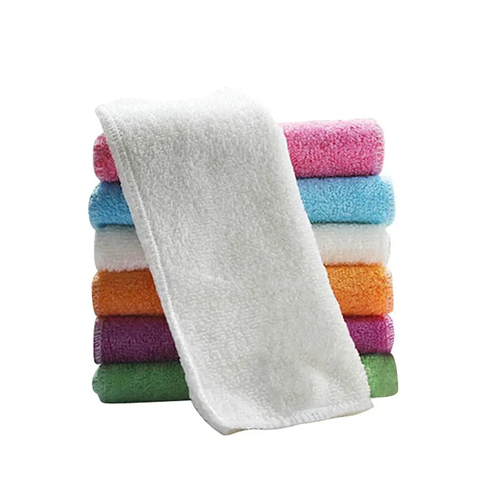 

Kitchen Dish Towel Non-Stick Oil Double Wiping Rag Bamboo Fiber Cleaning Cloth Dish Cloth Thickening Scouring Pad Random Color