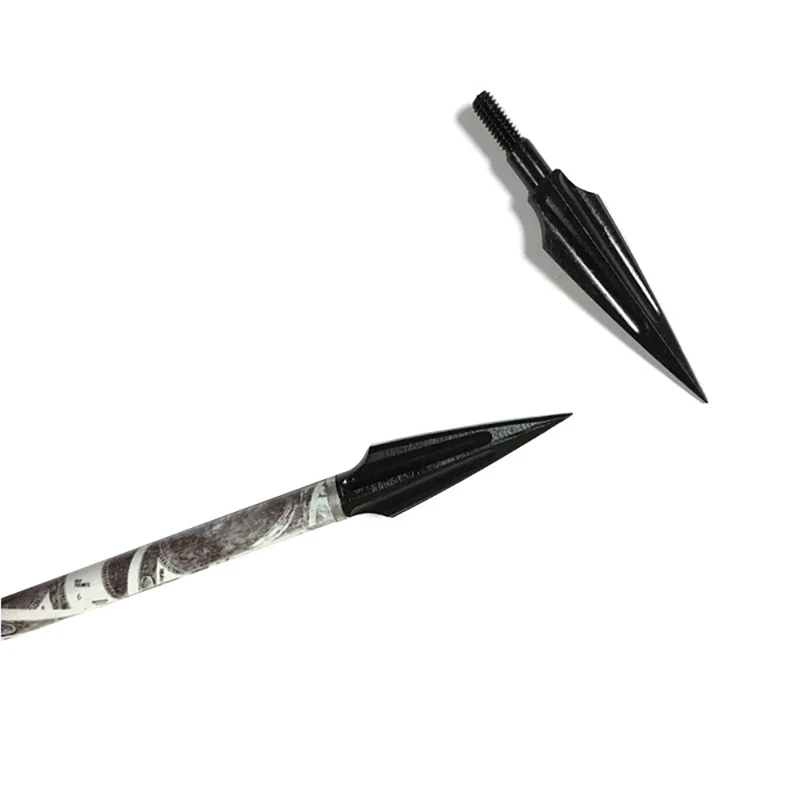 6 шт. металлические наконечники для стрельбы из лука 125 зерна широкие арбалета