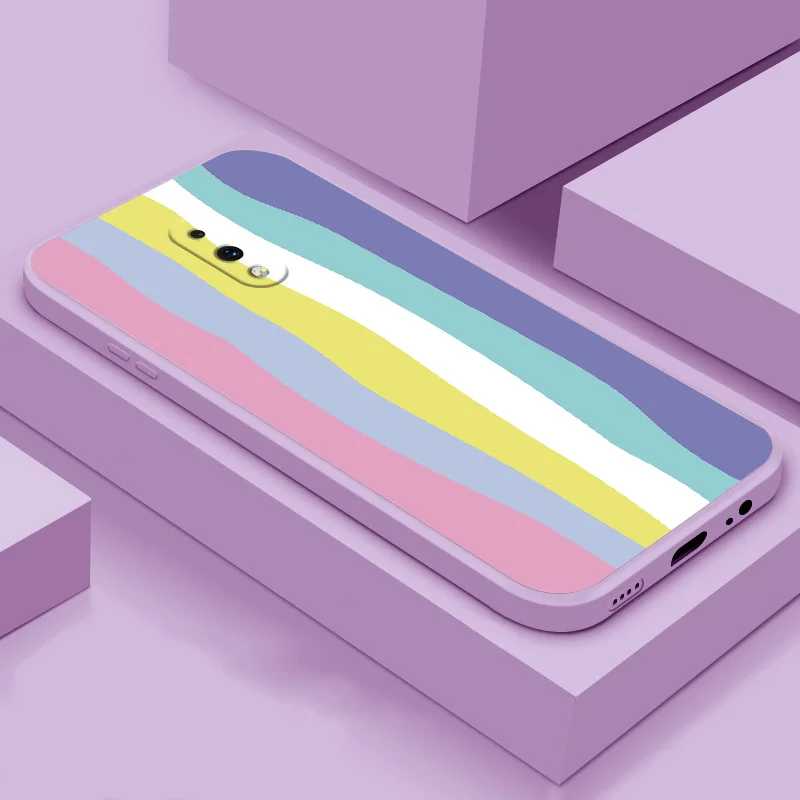

Phone Case For OnePlus 5t 6 7 Pro 7t Pro soft case TPU silicone phone case simple color back cover phone case
