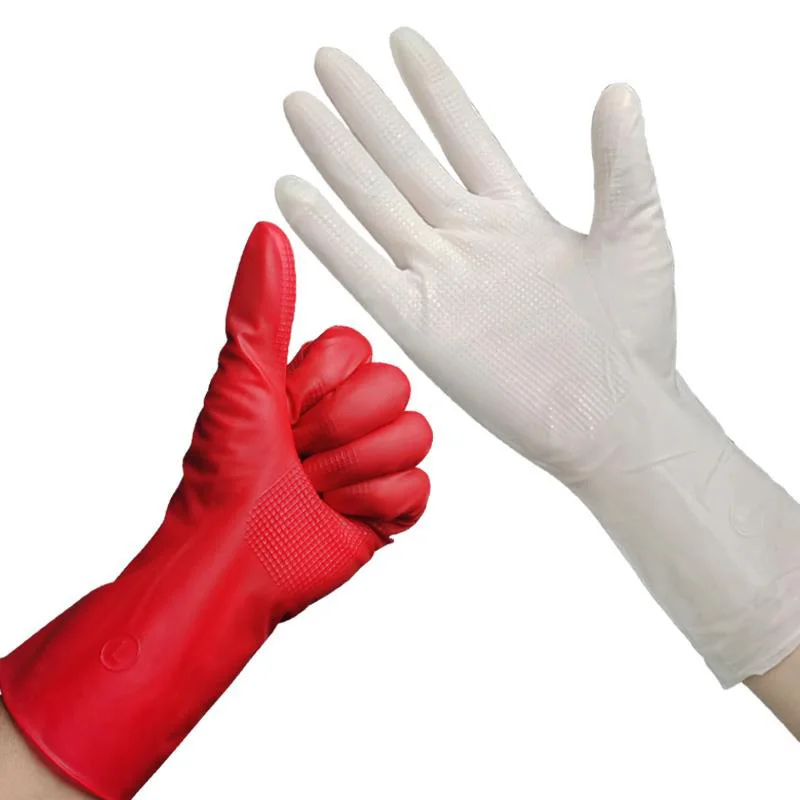 

10Pairs Waterproof Dishwashing Acid and Alkali Resistant Impervious Durable Kitchen Clean Tools Nitrile Gloves