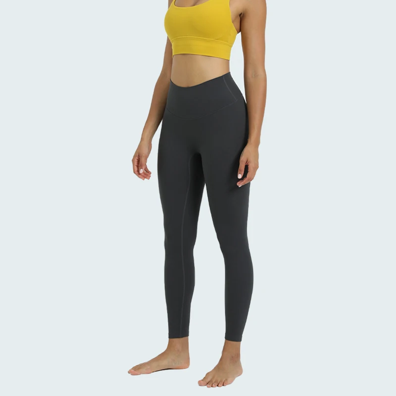 2023 Sports Leggings Women Logo Nylon Yoga Pants Seamless Workout Gym Pants Stretch High Waist Quick Dry Hip Lifting Leggings