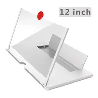 12 inch folding cell phone screen magnifier enlarged 3d mobile phone screen magnifier radiation hd video amplifier phone stand