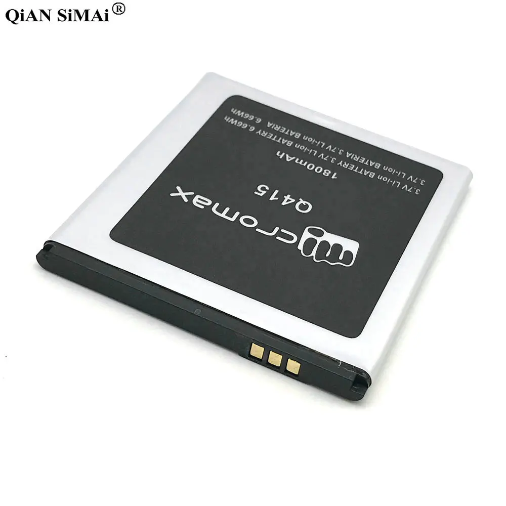 Новый высококачественный аккумулятор 1800 мАч для телефона Micromax Q415 |