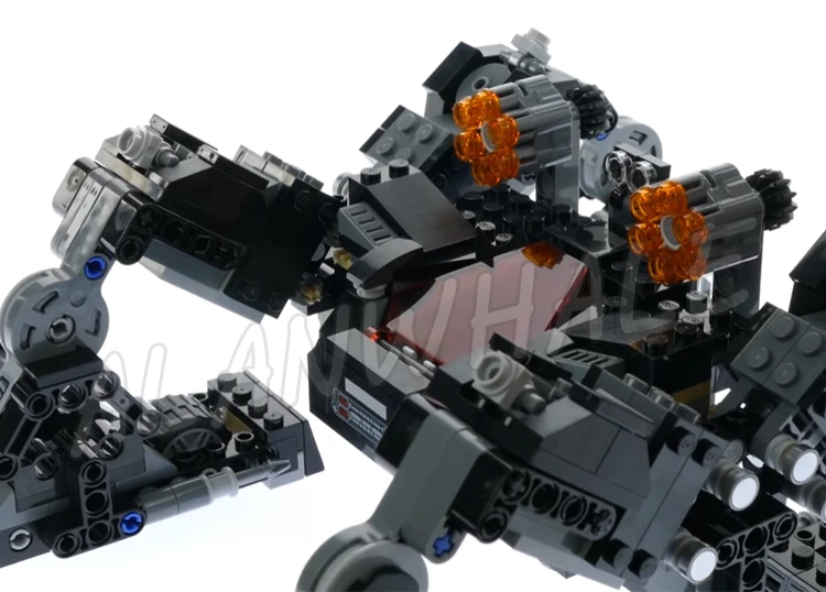 646 шт. Super Fighter Knightcrawler туннельная атака 10845 строительные блоки игрушка совместимая