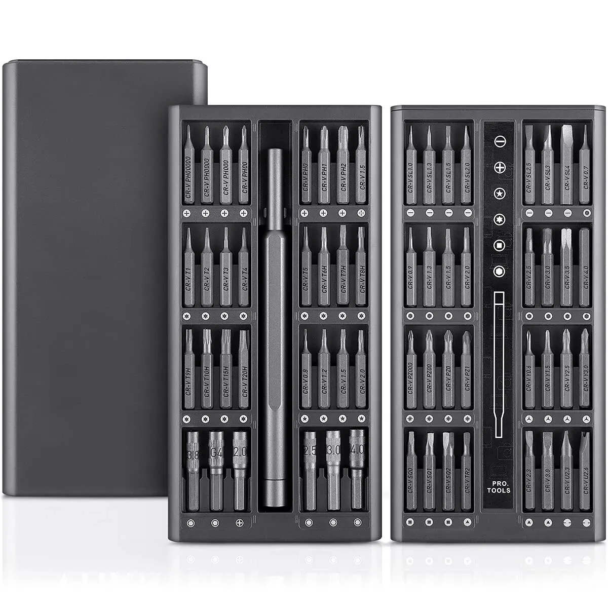 

Набор Прецизионных Отверток 63 в 1 Хромованадиевая Сталь