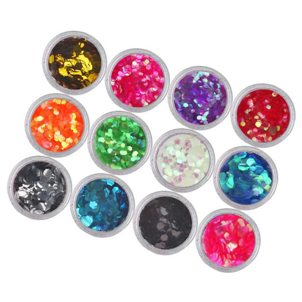 

Nail Sequins Glitter Manicure Holographic Diychunky Flake Shining Hexagonal Acessory Chipsaccessories Craft Flakes Festival