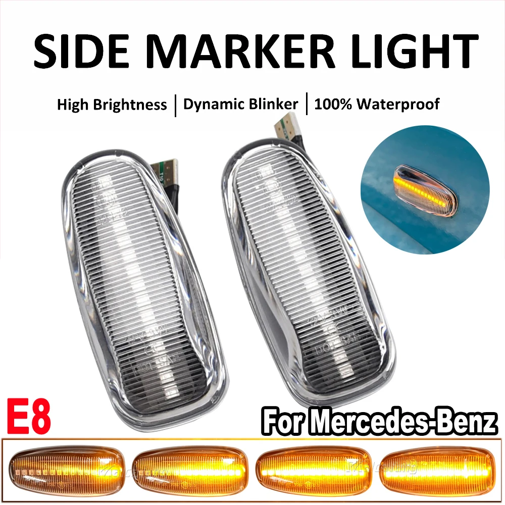 

Комплект Из 2 Светодиодных Боковых Габаритных Фонарей Для Mercedes-Benz Sprinter W901/W210/S210 A/C 208 W414 W670 — Повторите...