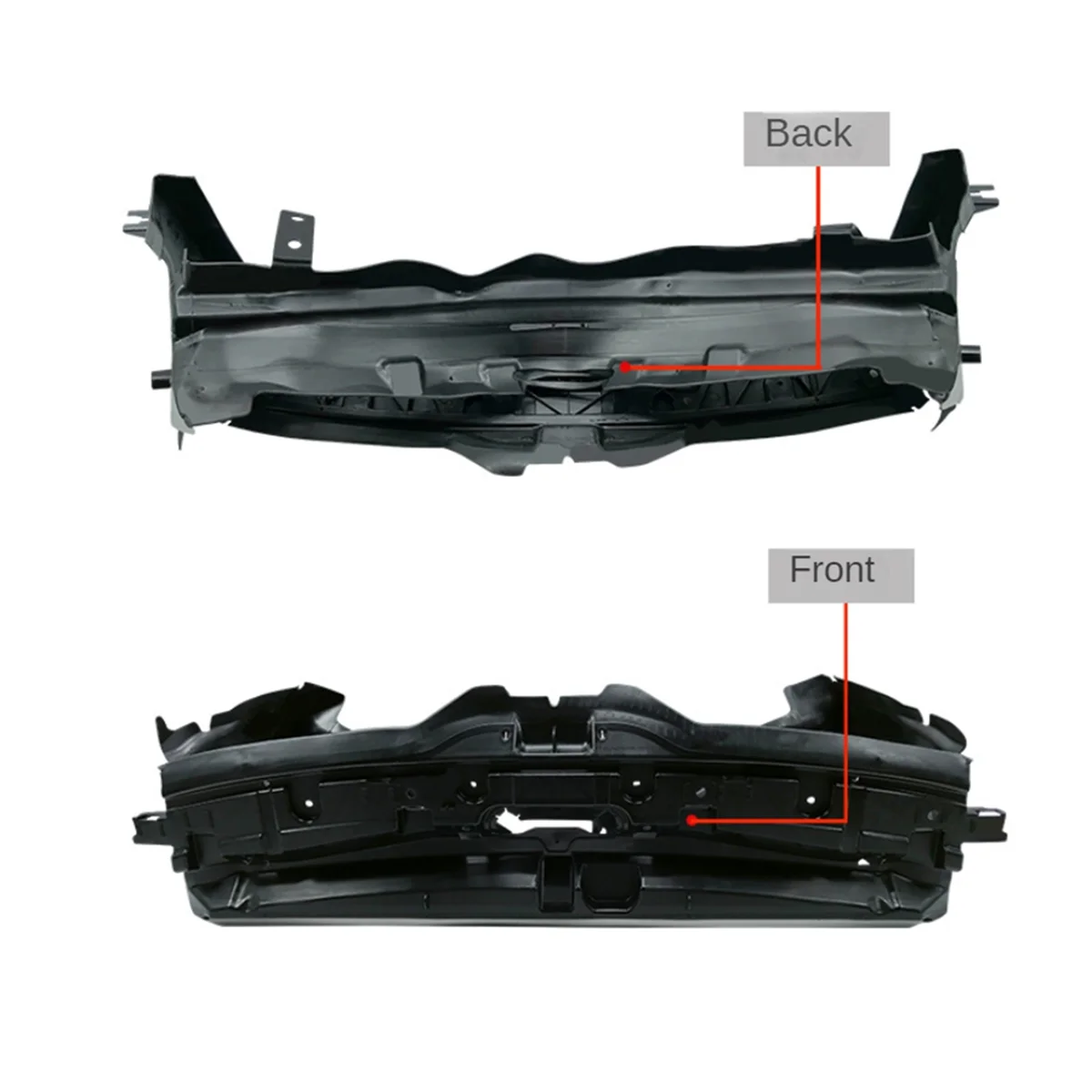 Воздуховод радиатора 51747255413 для BMW F30 F30N радиаторная рамка Воздушная направляющая