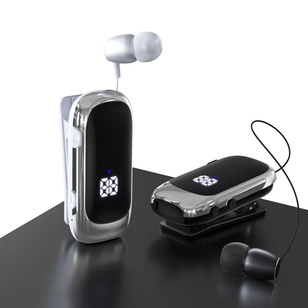 Фото Новинка 2023 года, петличные беспроводные наушники K88, наушники Bluetooth 5,3 с микрофоном, дисплей мощности, наушники-вкладыши с шумоподавлением, бесплатно №2