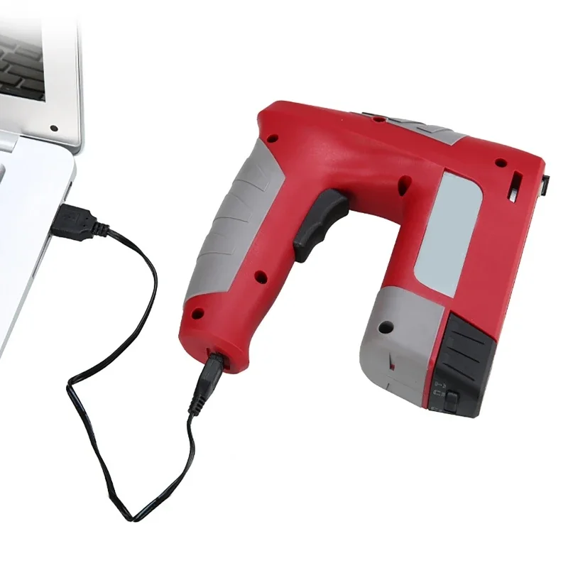 Портативный USB перезаряжаемый электрический пистолет для гвоздей степлер