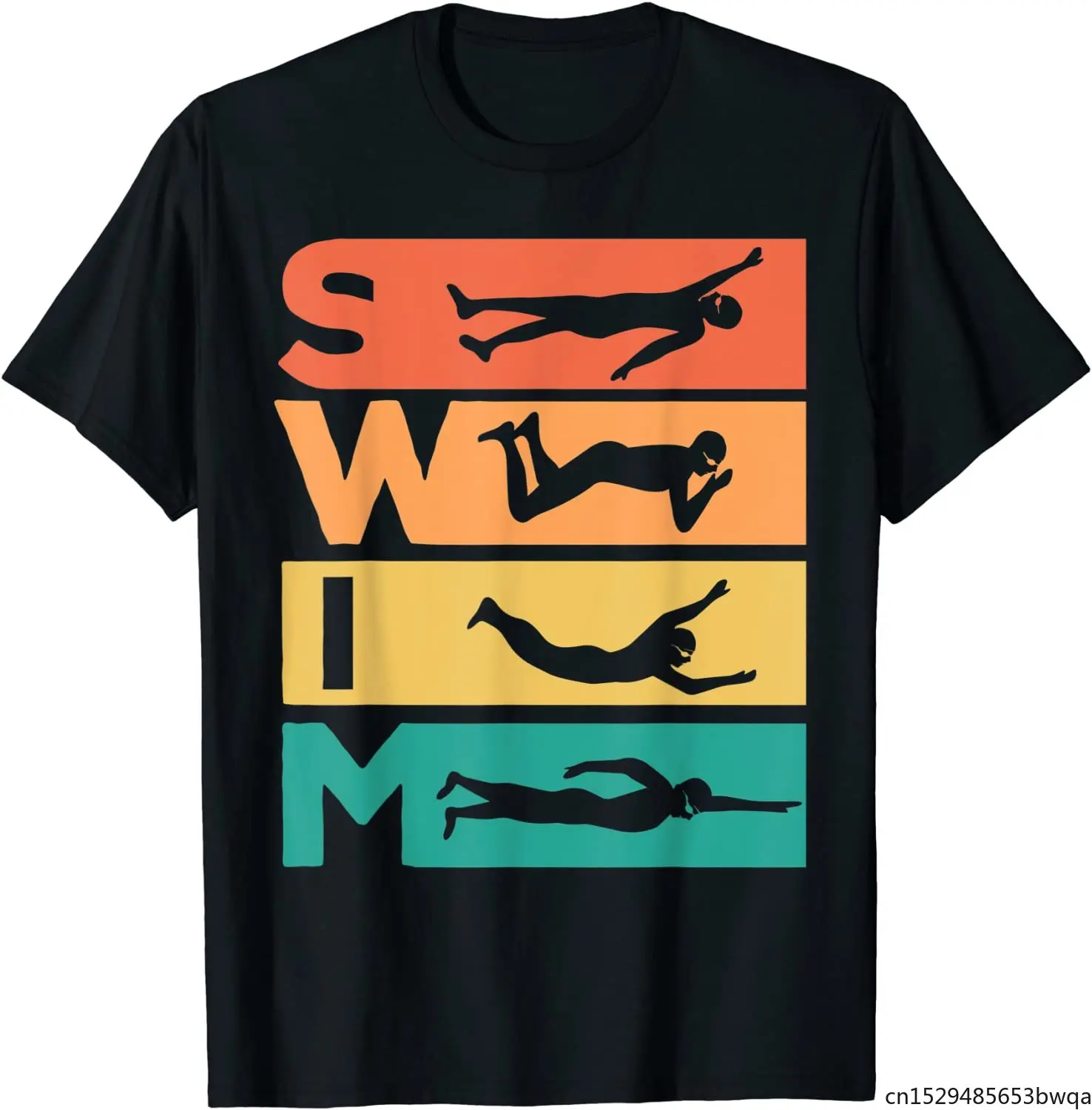 Футболка мужская хлопковая с рисунком, винтажная тенниска для плавания в стиле ретро, повседневная майка с рисунком, для любой погоды, аниме