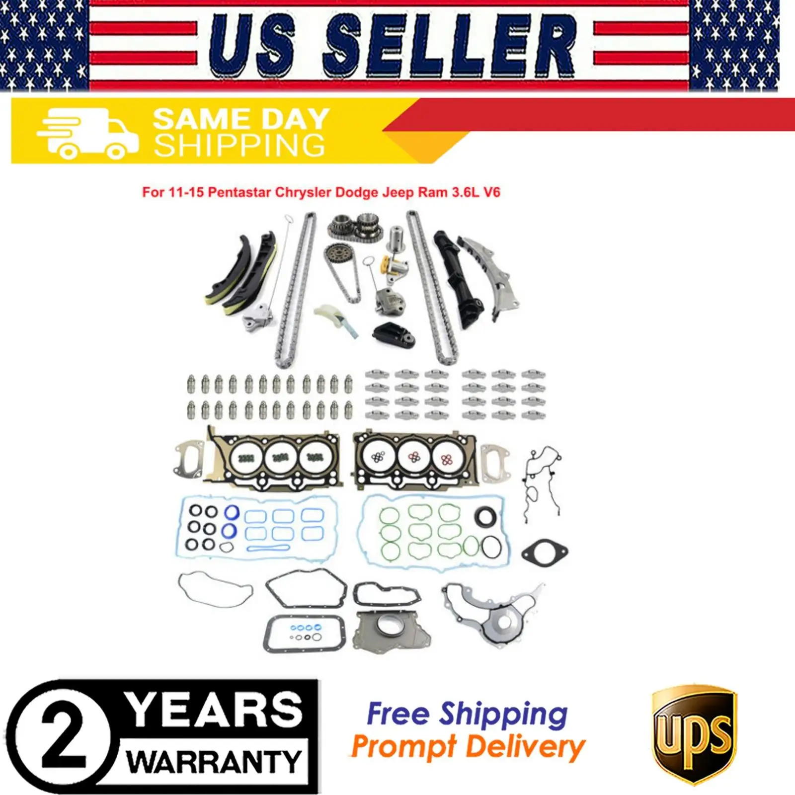 

AP01 комплект цепи ГРМ и уплотнительных прокладок на головку для Chrysler Dodge Jeep Ram 2011 л-2015