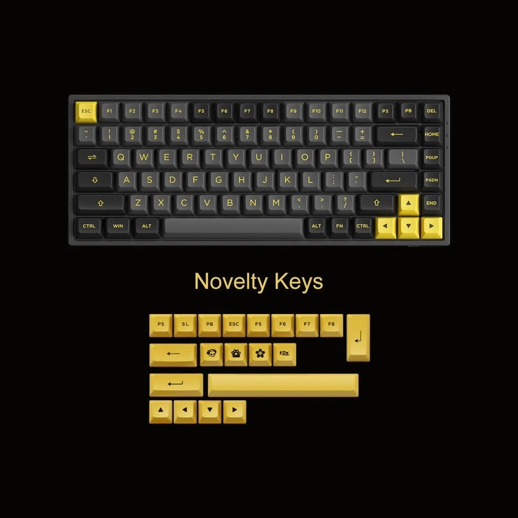 Akko 3084B Plus Black&ampGold Русская/Английская беспроводная механическая игровая