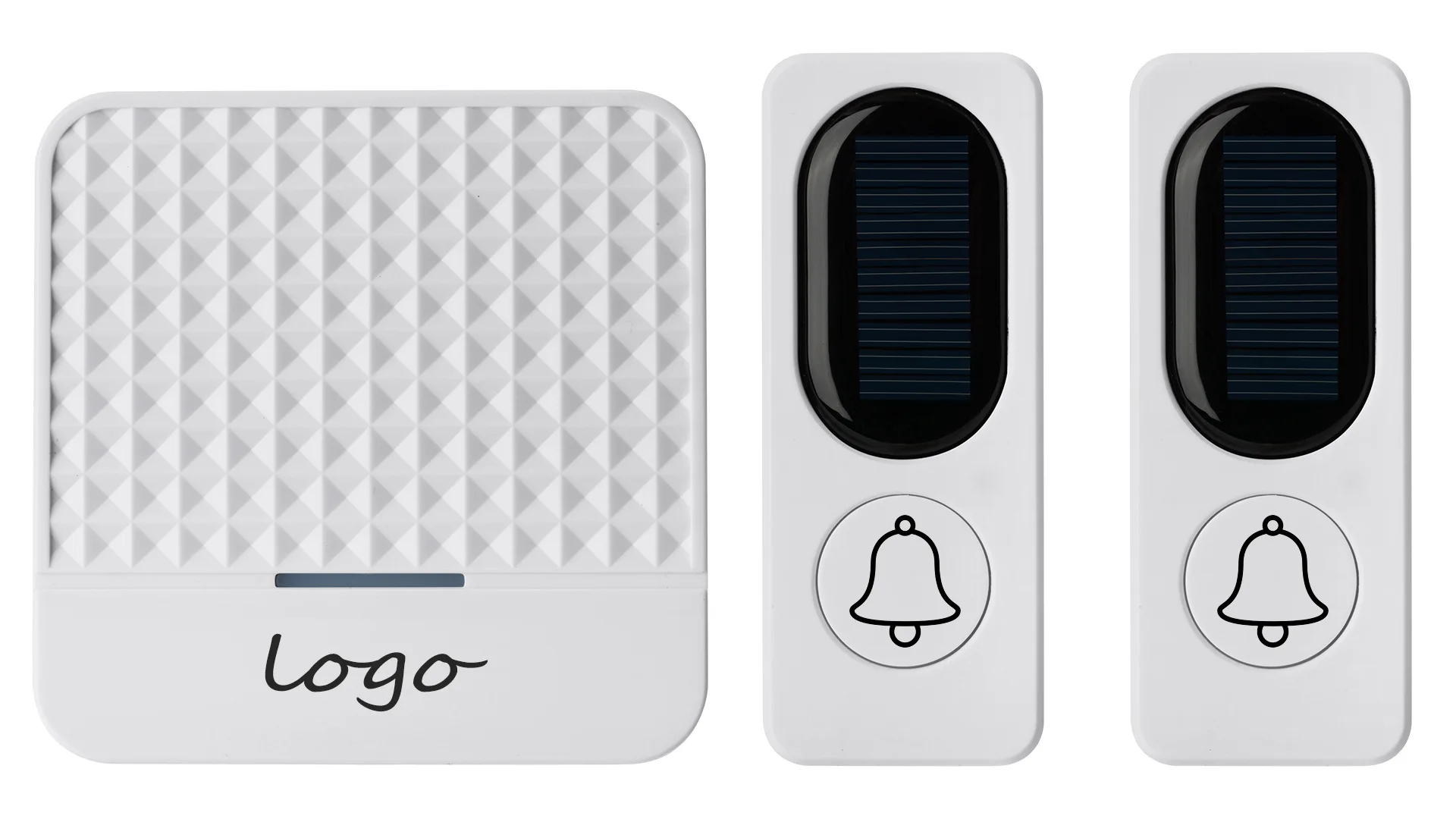 Солнечная энергия 1v2 беспроводной дверной звонок на большие расстояния