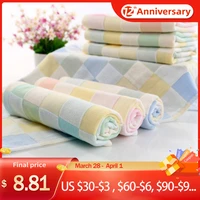 10 pcs towels for kitchen cotton hand towels soft baby face bath towels absorbent handkerchief cotton kitchen rags terry towels