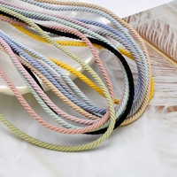 10meterslot 2 5mm high elastic hair elastic band solid color rubber elastic bands stretch cord for jewelry making hair rope diy