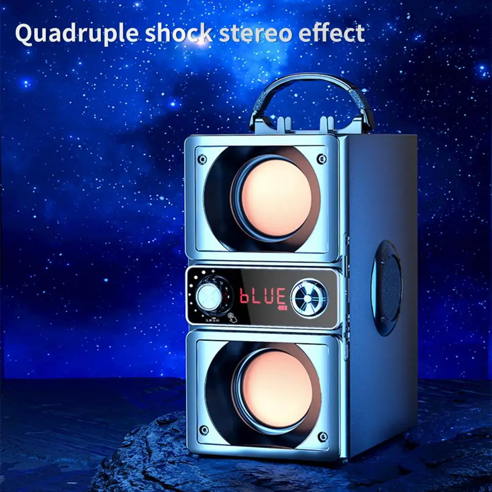 

1 Set Practical Bass Speaker Quick Transmission Speaker 5 Sound Effects Button Operation Sound Box Listen to Music
