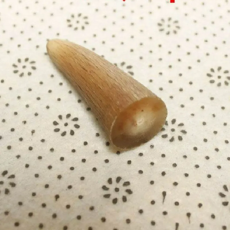 Однотонное белое искусственное сырье Ручка ножа резьба корова Рог наконечник