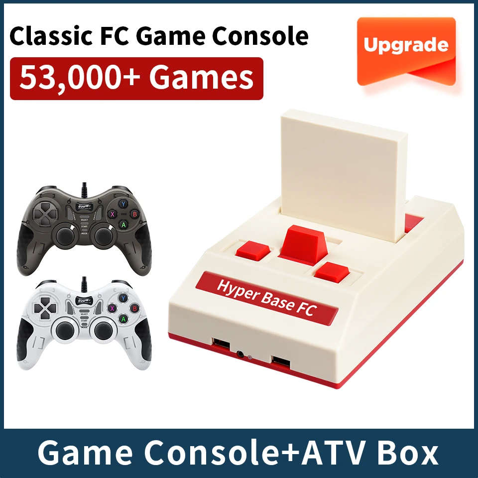 Retro Video Game Console FC Machine Built-in 53,000+Games with 80+Emulator For PSP/PS1/DC/N64/SNES 4K UHD ATV Emulator Console enlarge