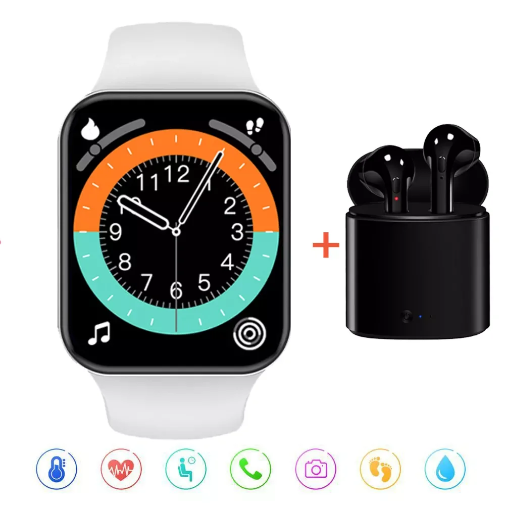 

IWO Watch 7 умные часы i7 умные часы для мужчин и женщин DIY обои фитнес-трекер водонепроницаемые часы спортивный костюм из двух частей кардио