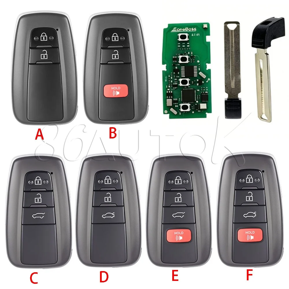 Фото Умный брелок EoneBoss ET-01 с чипом 4D 8A для Toyota Prado, Highlander, Camry, Corolla, RAV4, Land Cruiser, а также для Lexus, с функцией дистанционного управления. №4