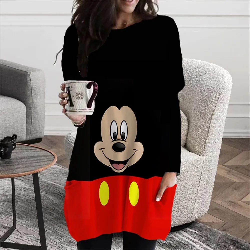 Retro Disney Mickey Minnie 3d Printing T-shirt Men's T-shirt 0 Collar Hip-hop Tops Horror Hot Casual Harajuku Clothing