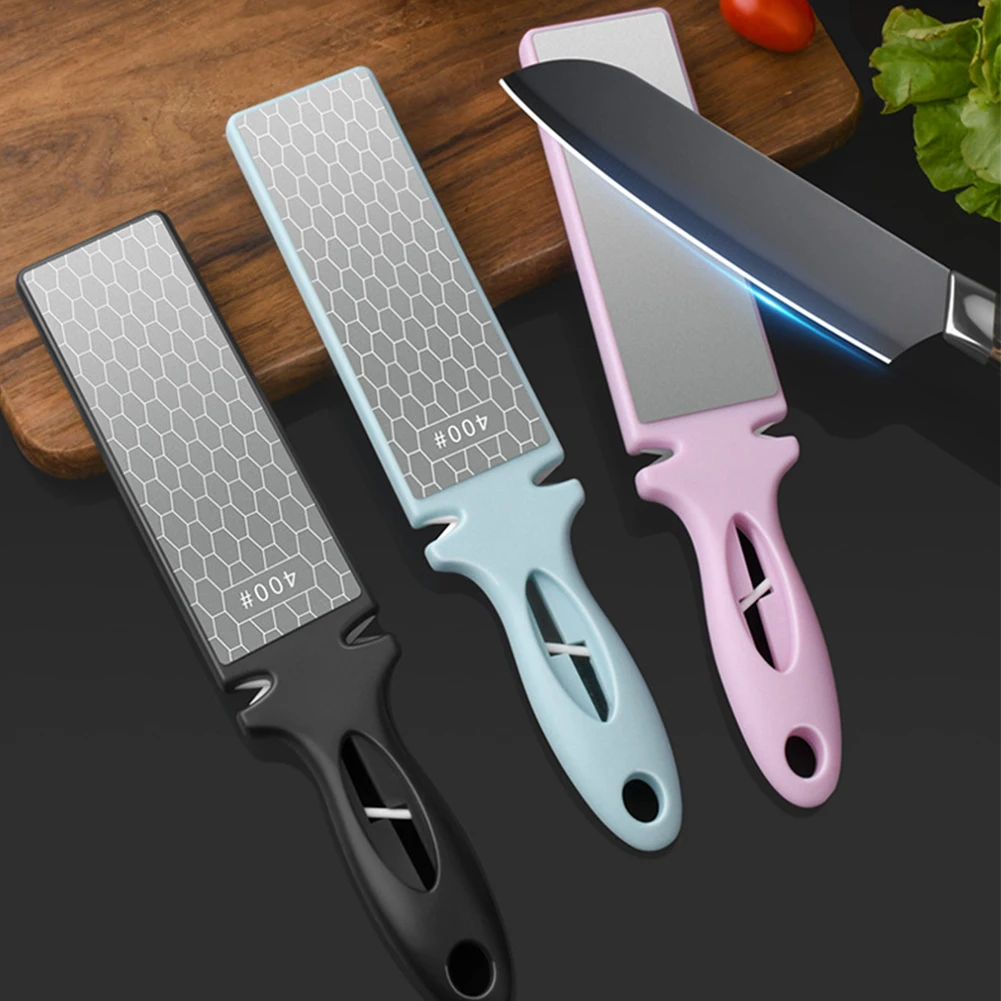 

5-in-1 Emery Knife Sharpener 400 1000 Grit Handheld Double-Sided Knife Sharpning Stone Scissors Sharpener Kitchen Accessories
