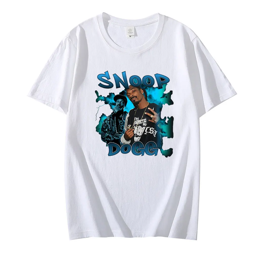 Новинка 2022 модные мужские футболки Snoop Doggy Dogg Harajuku уличная одежда графическая
