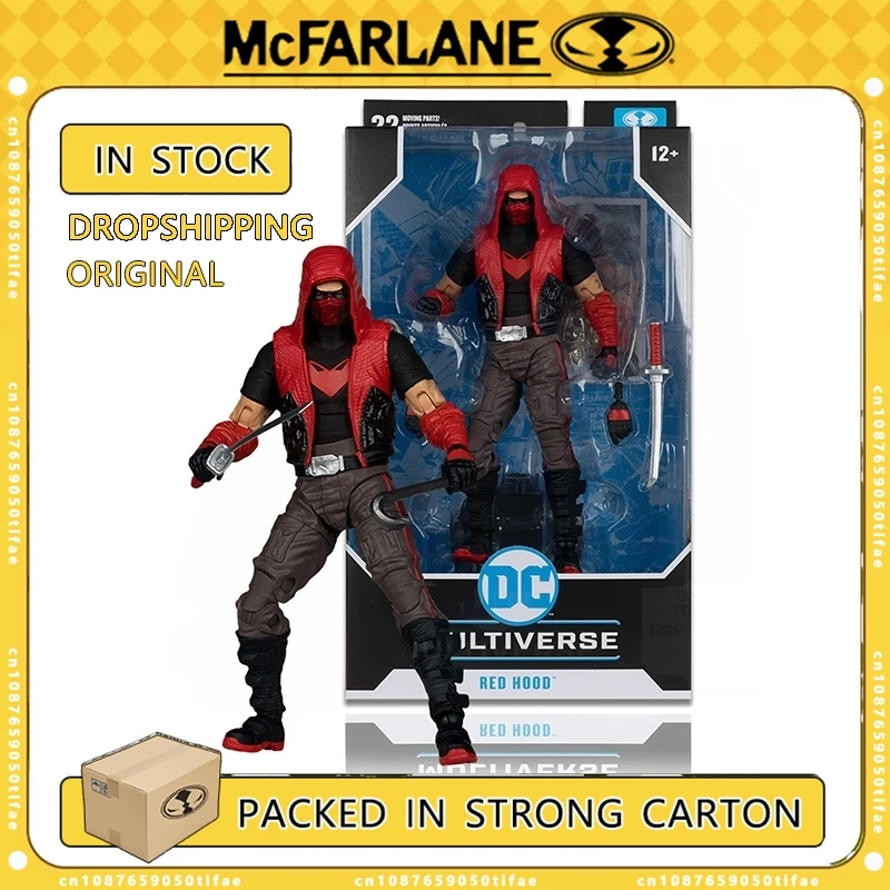 Mcfarlane Toys DC Multiverse Red Hood Modern (Dawn Of Dc) 7&quot Action Figure Model Garage Kits Original Anime Doll Gift Collection