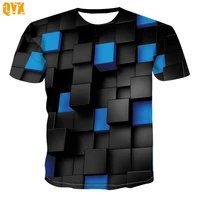 mens t shirt 2022 summer geometric circle 3d three dimensional print top t shirt fashion o neck short sleeve casual loose