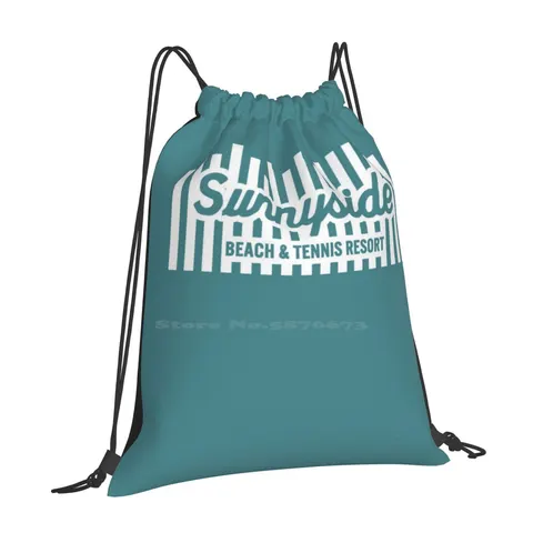 Sunnyside, пляжный и теннисный курорт, модный дизайнерский дорожный школьный рюкзак для ноутбука, сумка, пляж Панама, Флорида, Sunnyside