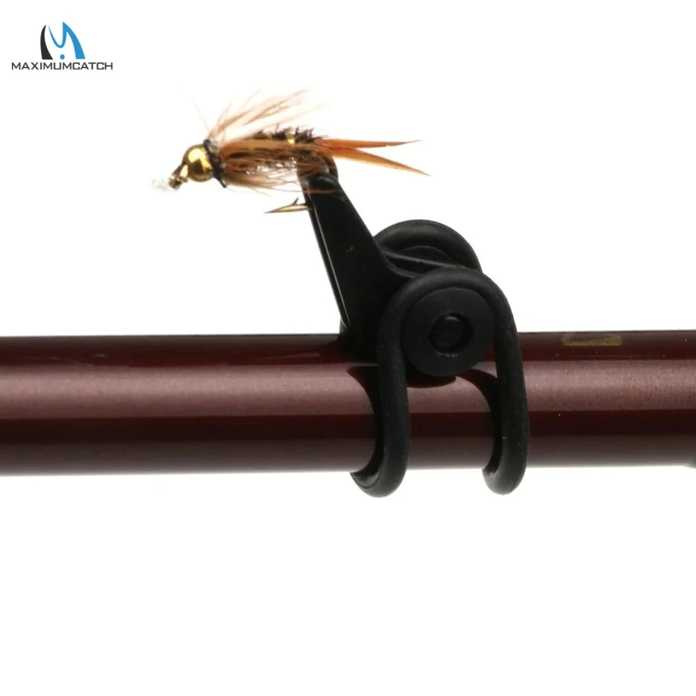 Фото Maximumcatch 2/4/6Sets 6/12/18Pcs Tenkara Fly Rod Hook Keeper Easy Hook Keeper для ловли нахлыстом №4