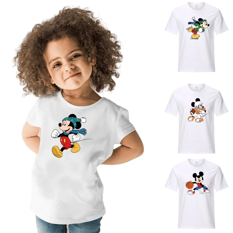 

Sports Mickey Print Clothes Iron On Patches for Clothing Disney Heat Transfer Vinyl Ironing Stickers Decor Diy Thermal Sticker