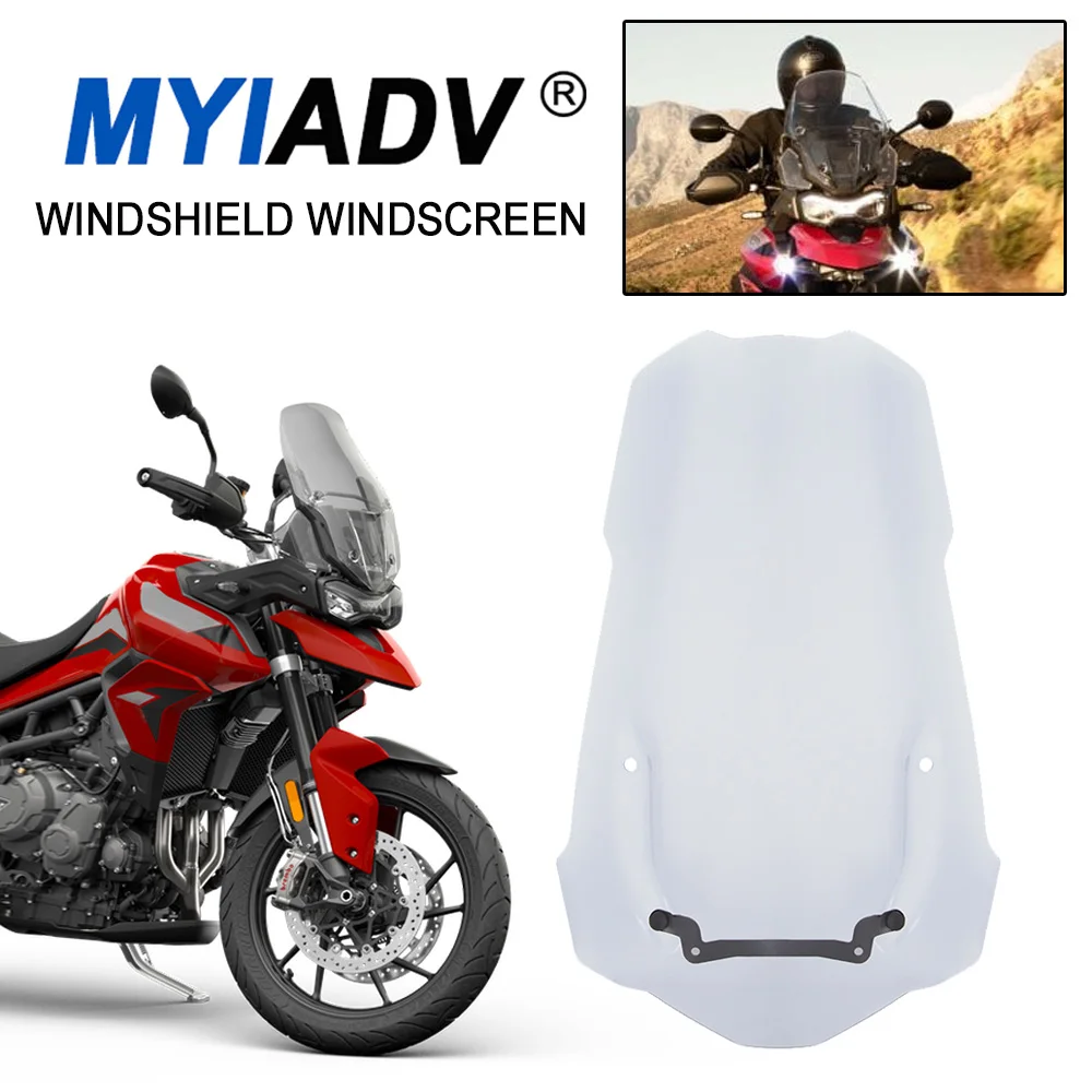 Motorcycle Windshield For TIGER 900 GT RPO / GT LOW TIGER900 RALLY 2020 2021 Windscreen Wind Deflector Shield Screen Visor Glass enlarge