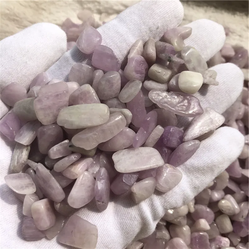 

1LB Wholesale Natural quartz crystal tumbled stone kunzite crystals Stones kunzite quartz gravel
