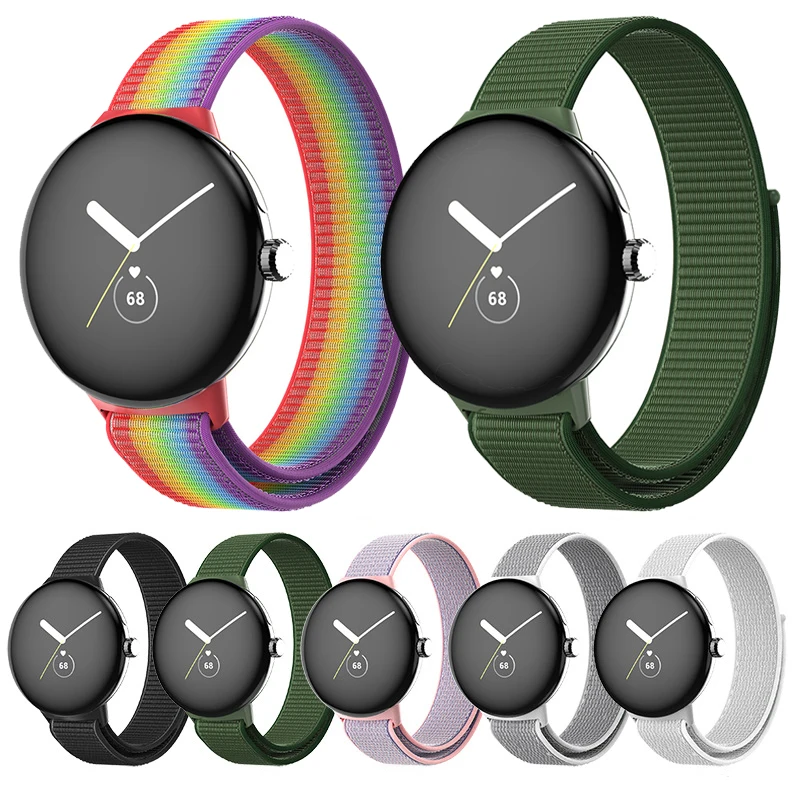 

Ремешок нейлоновый для Google Pixel Watch Band Pixel, сменный мягкий браслет для смарт-часов