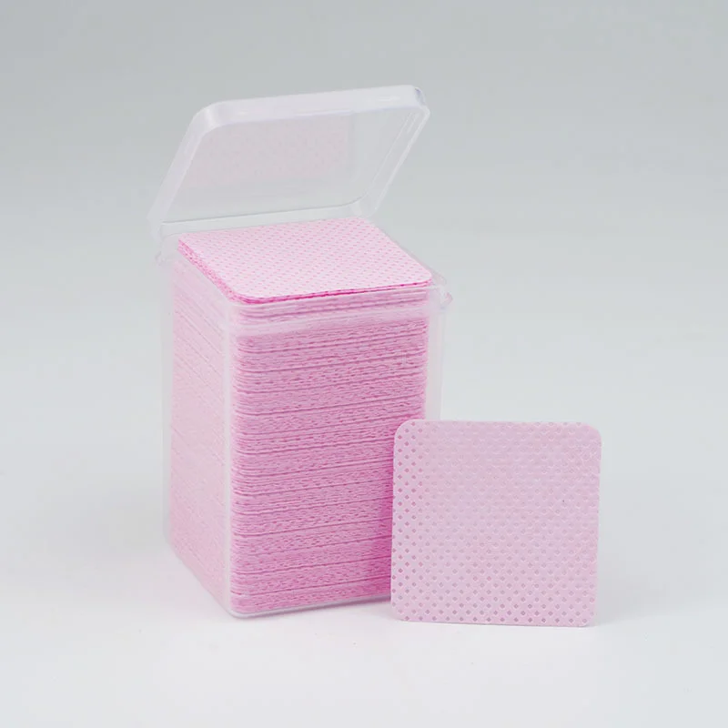 

200pcs Wipes Paper Cotton Eyelash Glue Remover Wipe Mouth Of The Glue Bottle Prevent Clogging Glue Cleaner Pads Lash Extension