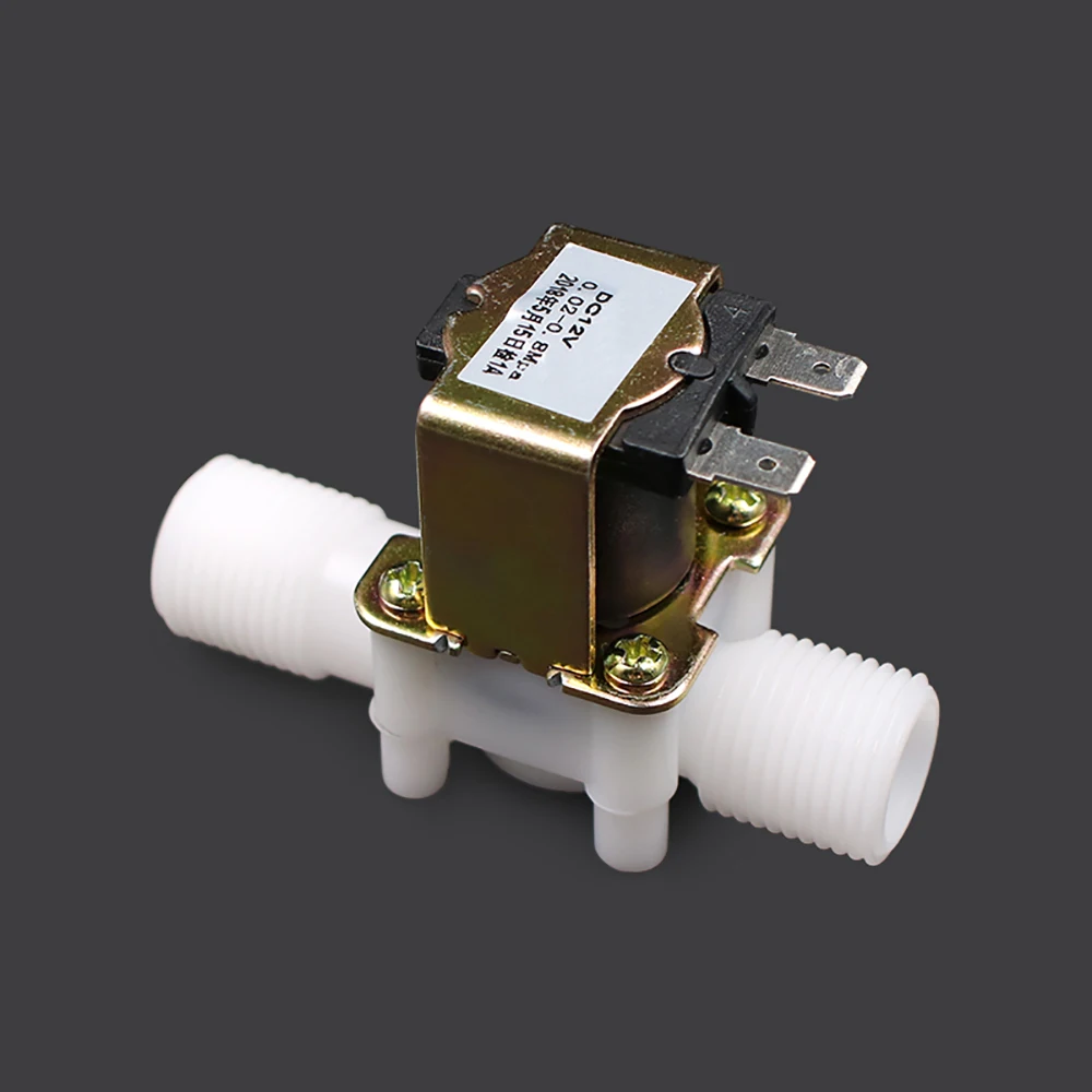 

1/2" Plastic Solenoid Valve 12V 24V 220V Magnetic Washing Machine Dispenser Drinking Water Pneumatic Pressure Controller Switch