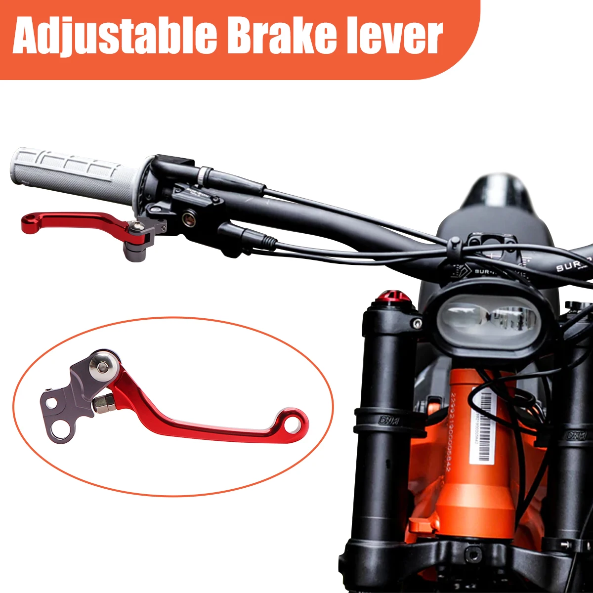 Регулируемый тормозной рычаг из алюминиевого сплава для Segway/Sur-Ron ручка