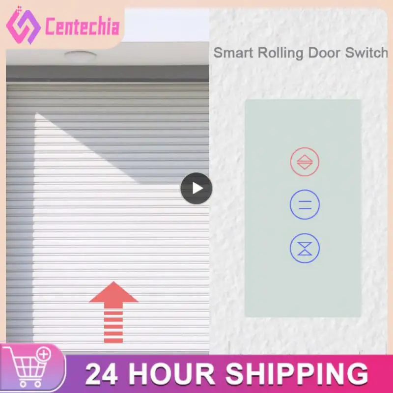 

3/5/8PCS For Alexa And Google Home Touch Roller Shutter Switch Tuya 220v Smart Switch Remotely Controlled Smart Home Wifi Switch