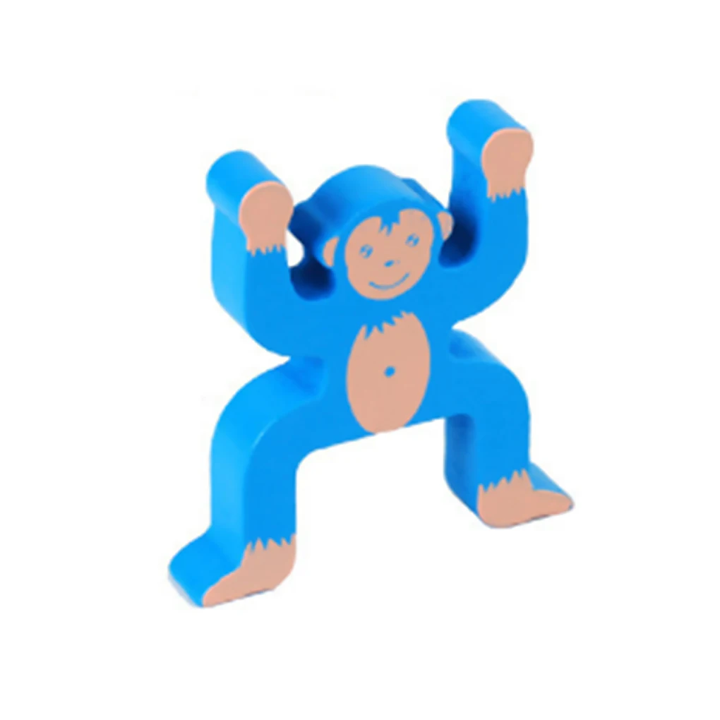 

Детские деревянные игрушки, обезьянка, балансировочная игра, Мультяшные животные, строительные блоки, детские развивающие деревянные игру...