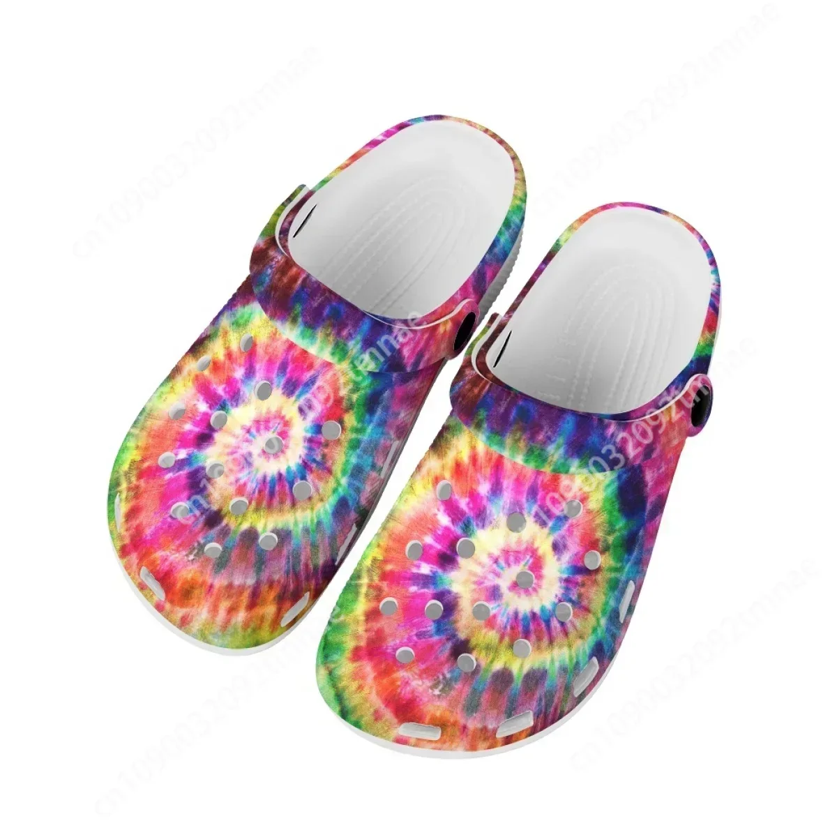 Модные тапочки с радужным принтом высококачественные прочные пляжные тапки