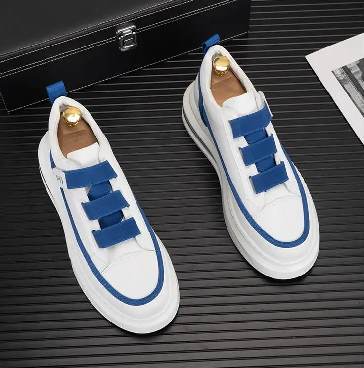 

Luxury air cushion white men summer new breathable trend thick-soled inside high casual shoes men Sneakers