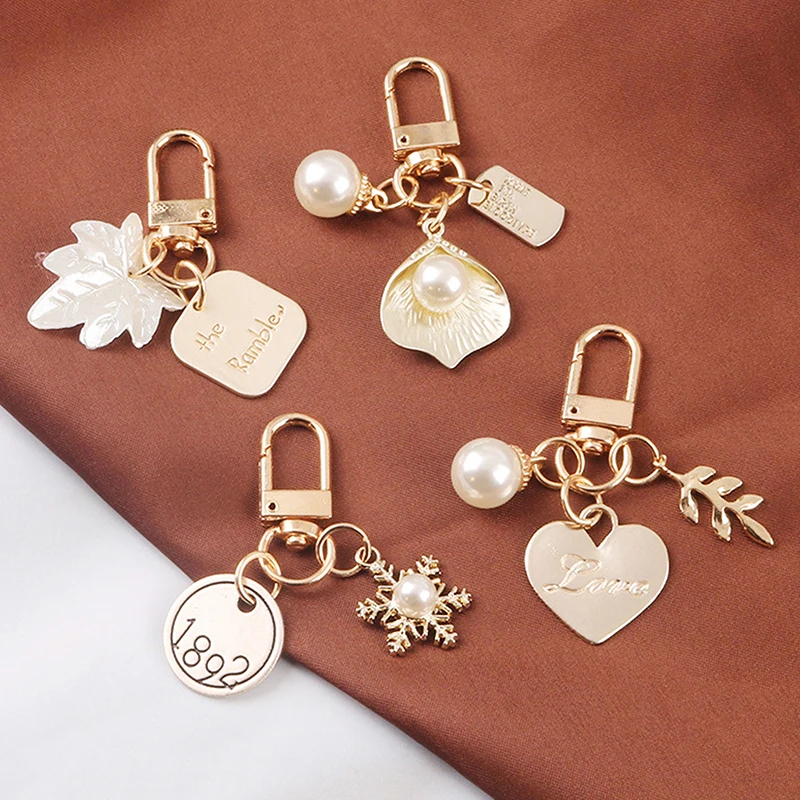 

1892 Pearl Heart Key Chain Lovdy Home Sweet Love For Couples Acrylic Bead Keychain Car Key Ring Valentine 's Birthday Gift